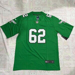 NFL Jason Kelce Kelly Green PhiladelphiaEagles No.62 Green Jersey